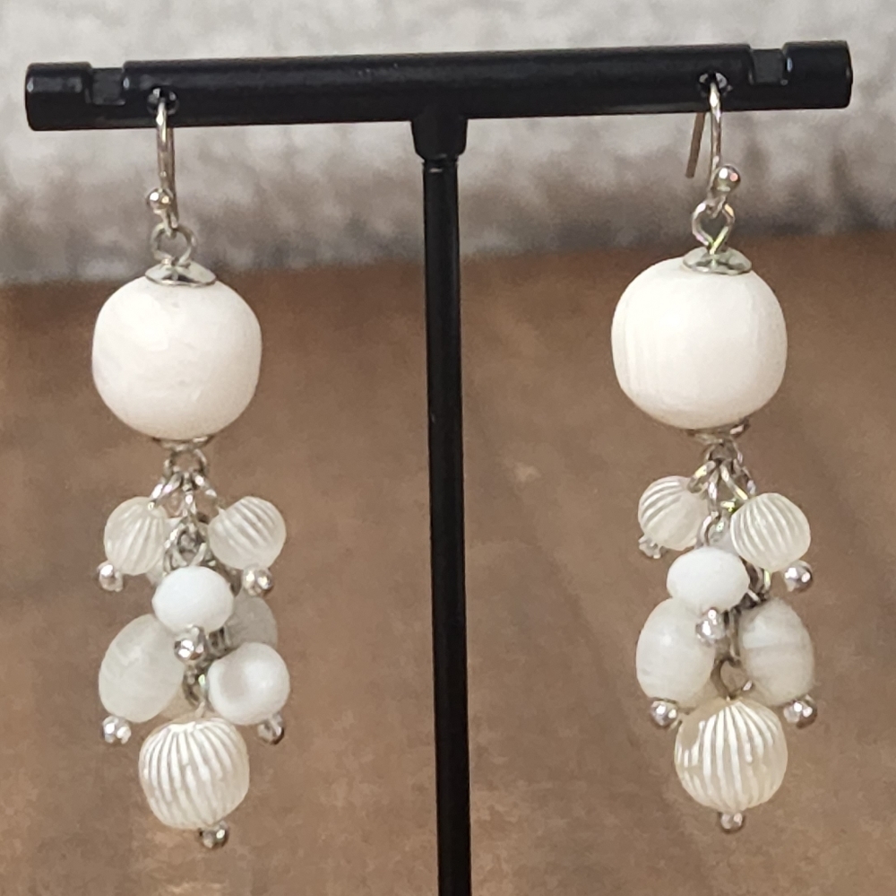Beaded Cascade Drop Earrings